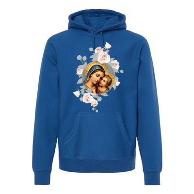 Our Lady Of Good Remedy Blessed Mother Mary Art Catholic Cute Gift Premium Hoodie