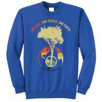 One Love One People One Earth Save Earth Happy Earth Day Gift Sweatshirt