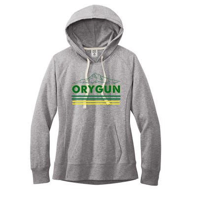 Oregon Lovers Orygun Outdoors Beautiful Mt. Hood Women's Fleece Hoodie