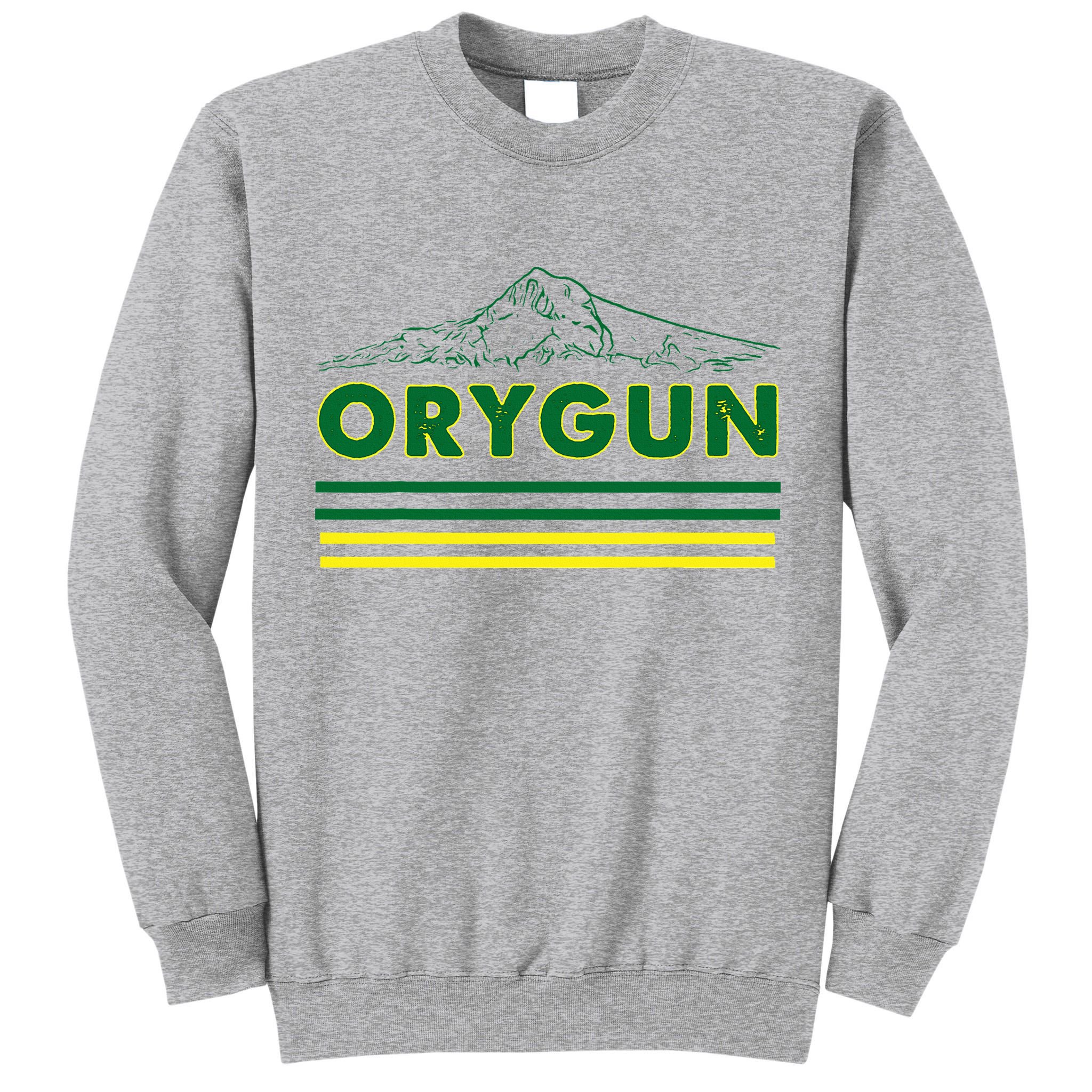 Oregon Lovers Orygun Outdoors Beautiful Mt. Hood Tall Sweatshirt