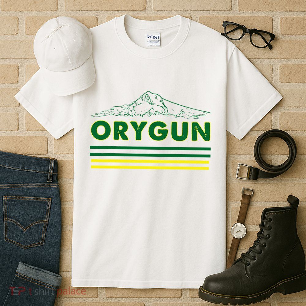 Oregon Lovers Orygun Outdoors Beautiful Mt. Hood Tall T-Shirt
