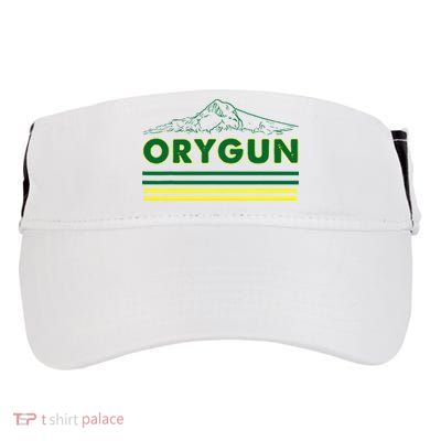 Oregon Lovers Orygun Outdoors Beautiful Mt. Hood Adult Drive Performance Visor