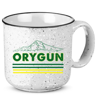 Oregon Lovers Orygun Outdoors Beautiful Mt. Hood 15oz Campfire Ceramic Mug