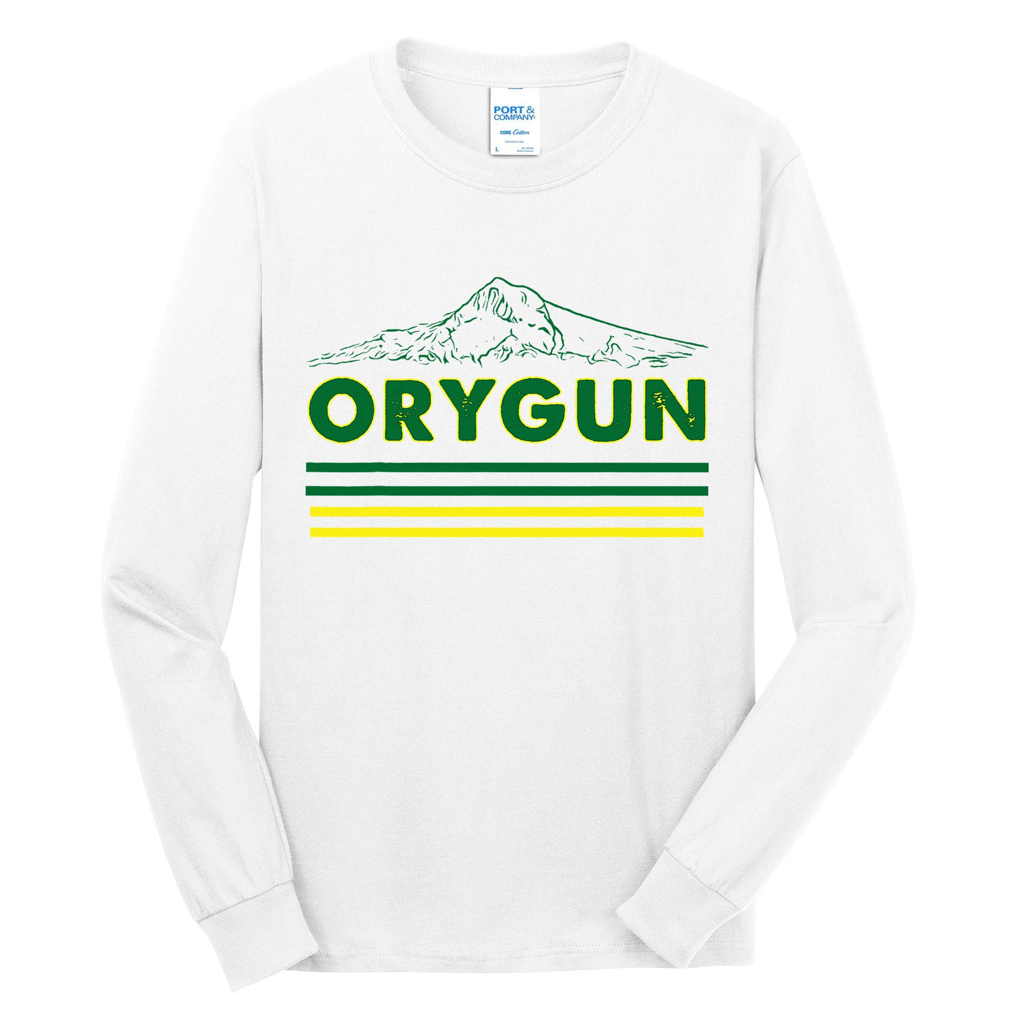 Oregon Lovers Orygun Outdoors Beautiful Mt. Hood Tall Long Sleeve T-Shirt