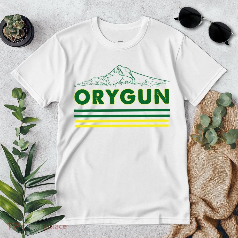 Oregon Lovers Orygun Outdoors Beautiful Mt. Hood Premium T-Shirt
