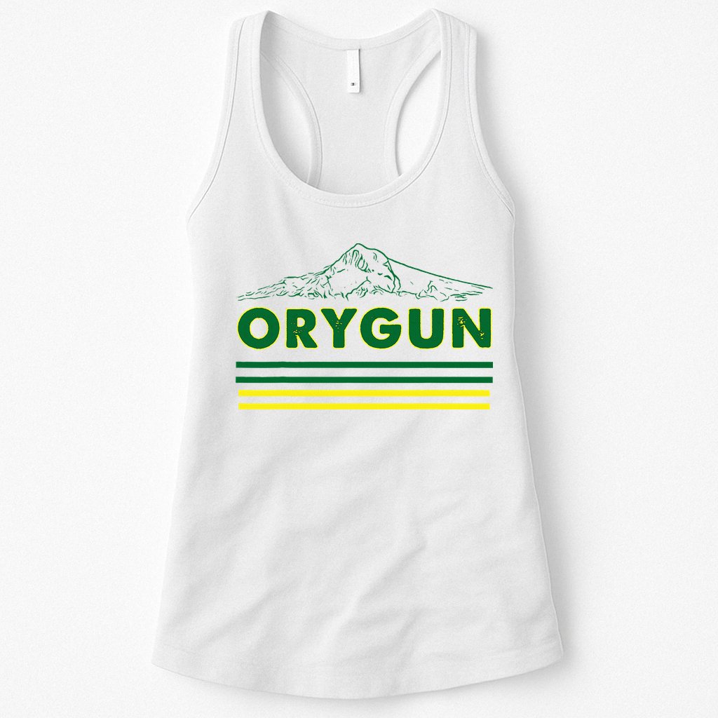 Oregon Lovers Orygun Outdoors Beautiful Mt. Hood Womens Tank Top