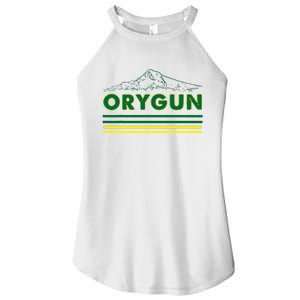 Oregon Lovers Orygun Outdoors Beautiful Mt. Hood Women's Perfect Tri Rocker Tank