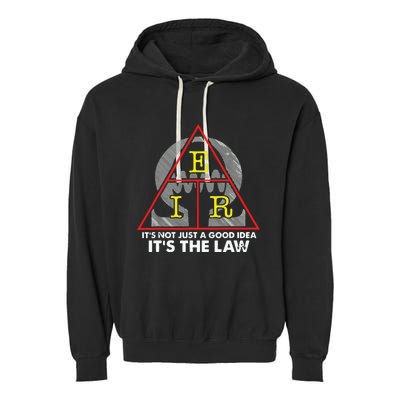 Ohms Law Ohms Law Triangle Electrical Engineer T Garment-Dyed Fleece Hoodie