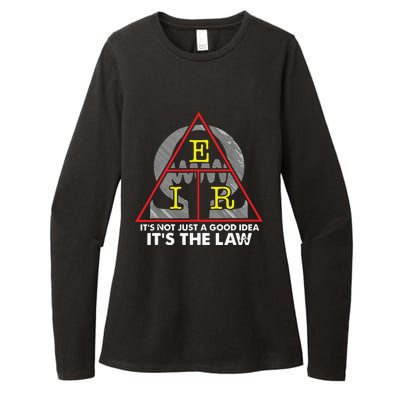 Ohms Law Ohms Law Triangle Electrical Engineer T Womens CVC Long Sleeve Shirt