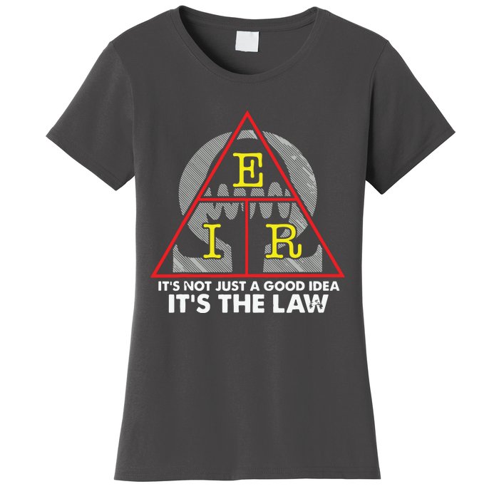 Ohms Law Ohms Law Triangle Electrical Engineer T Women's T-Shirt