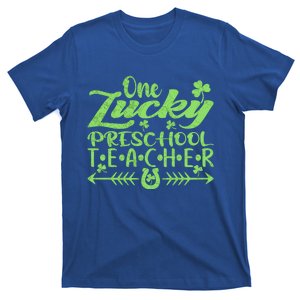 One Lucky Preschool Teacher St Patrick's Day Cool Gift T-Shirt