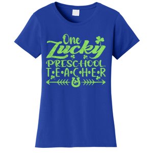 One Lucky Preschool Teacher St Patrick's Day Cool Gift Women's T-Shirt