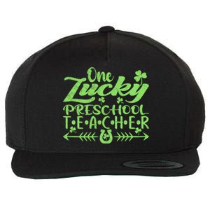 One Lucky Preschool Teacher St Patrick's Day Gift Wool Snapback Cap