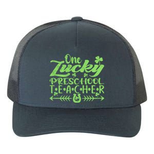 One Lucky Preschool Teacher St Patrick's Day Gift Yupoong Adult 5-Panel Trucker Hat