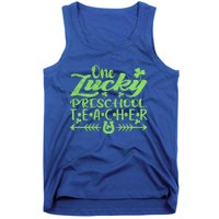 One Lucky Preschool Teacher St Patrick's Day Gift Tank Top