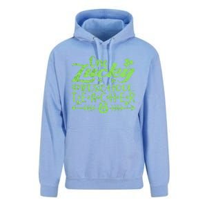 One Lucky Preschool Teacher St Patrick's Day Gift Unisex Surf Hoodie