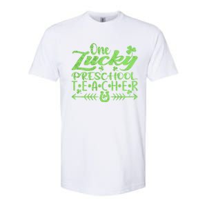 One Lucky Preschool Teacher St Patrick's Day Gift Softstyle CVC T-Shirt