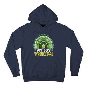 One Lucky Principal School Teacher St Patricks Day Rainbow Hoodie