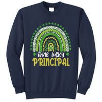 One Lucky Principal School Teacher St Patricks Day Rainbow Sweatshirt