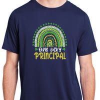 One Lucky Principal School Teacher St Patricks Day Rainbow Adult ChromaSoft Performance T-Shirt