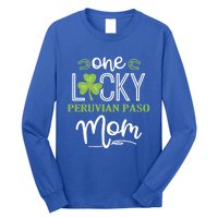 One Lucky Peruvian Paso Horse Mom Irish Horseback Riding Gift Long Sleeve Shirt