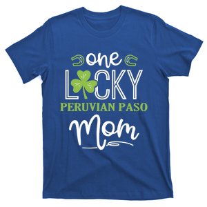 One Lucky Peruvian Paso Horse Mom Irish Horseback Riding Gift T-Shirt