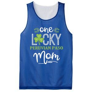 One Lucky Peruvian Paso Horse Mom Irish Horseback Riding Gift Mesh Reversible Basketball Jersey Tank