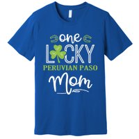 One Lucky Peruvian Paso Horse Mom Irish Horseback Riding Gift Premium T-Shirt