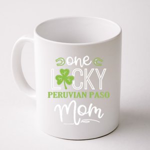 One Lucky Peruvian Paso Horse Mom Irish Horseback Riding Gift Coffee Mug