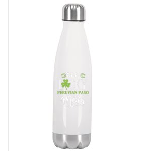 One Lucky Peruvian Paso Horse Mom Irish Horseback Riding Gift Stainless Steel Insulated Water Bottle