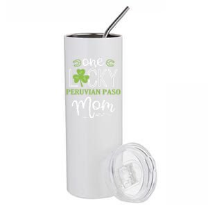 One Lucky Peruvian Paso Horse Mom Irish Horseback Riding Gift Stainless Steel Tumbler