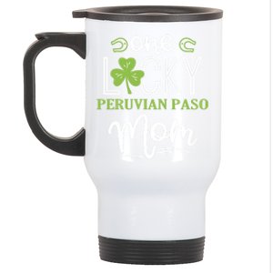 One Lucky Peruvian Paso Horse Mom Irish Horseback Riding Gift Stainless Steel Travel Mug