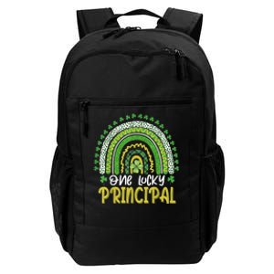 One Lucky Principal School Teacher St Patricks Day Rainbow Daily Commute Backpack