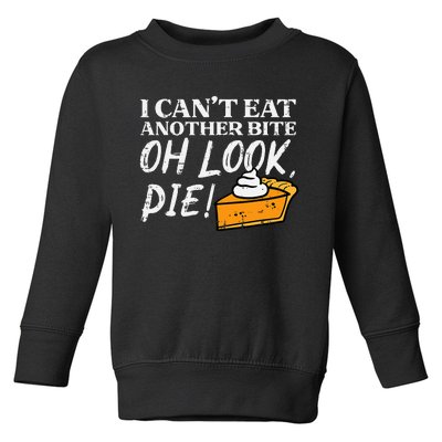 Oh Look Pumpkin Pie Happy Thanksgiving Toddler Sweatshirt