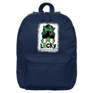 One Lucky Para St Patricks Day Shamrock Paraprofessional 16 in Basic Backpack