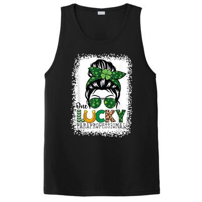 One Lucky Para St Patricks Day Shamrock Paraprofessional PosiCharge Competitor Tank