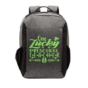 One Lucky Preschool Teacher St Patrick's Day Gift Vector Backpack