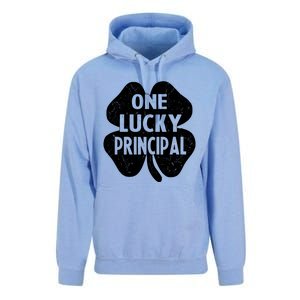 One Lucky Principal Gift Teacher St Patricks Day Shamrock Cute Gift Unisex Surf Hoodie