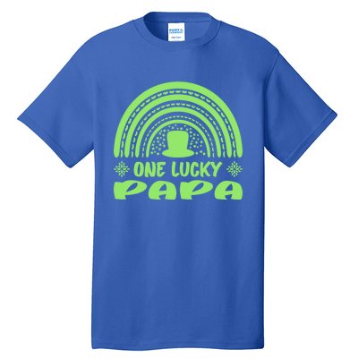 One Lucky Papa Meaningful Gift St Patrick's Day Funny For Daddy Gift Tall T-Shirt