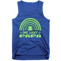 One Lucky Papa Meaningful Gift St Patrick's Day Funny For Daddy Gift Tank Top