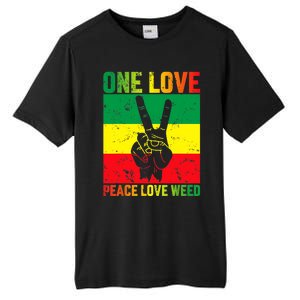 One Love Pride Jamaica Caribbean Rasta Vacation Tall Fusion ChromaSoft Performance T-Shirt