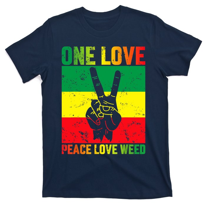 One Love Pride Jamaica Caribbean Rasta Vacation T-Shirt