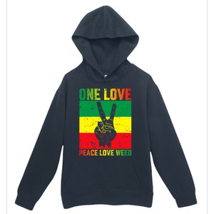 One Love Pride Jamaica Caribbean Rasta Vacation Urban Pullover Hoodie