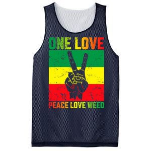 One Love Pride Jamaica Caribbean Rasta Vacation Mesh Reversible Basketball Jersey Tank