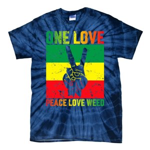 One Love Pride Jamaica Caribbean Rasta Vacation Tie-Dye T-Shirt