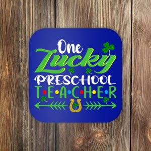 One Lucky Preschool Teacher St Patrick's Day For Teacher Cool Gift Coaster