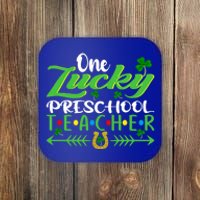 One Lucky Preschool Teacher St Patrick's Day For Teacher Cool Gift Coaster