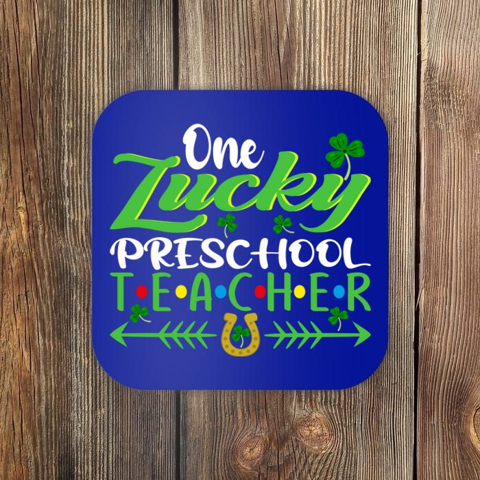 One Lucky Preschool Teacher St Patrick's Day For Teacher Cool Gift Coaster