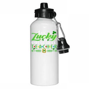 One Lucky Preschool Teacher St Patrick's Day For Teacher Cool Gift Aluminum Water Bottle