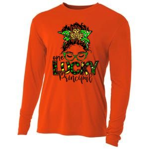 One Lucky Principal St Patrick Day Teacher Love Meaningful Gift Cooling Performance Long Sleeve Crew